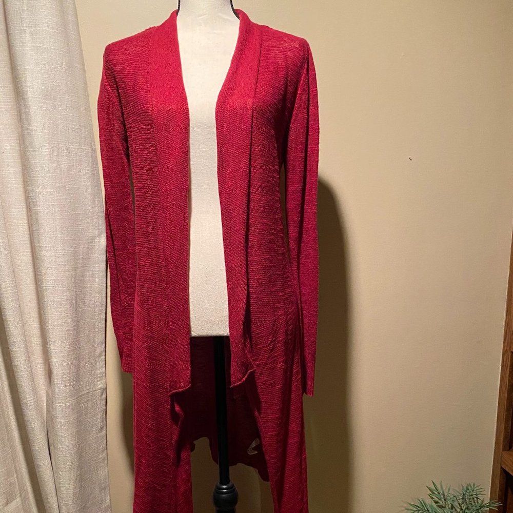 Maroon Cardigan Sweater